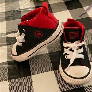 Baby Converse Red & Black
